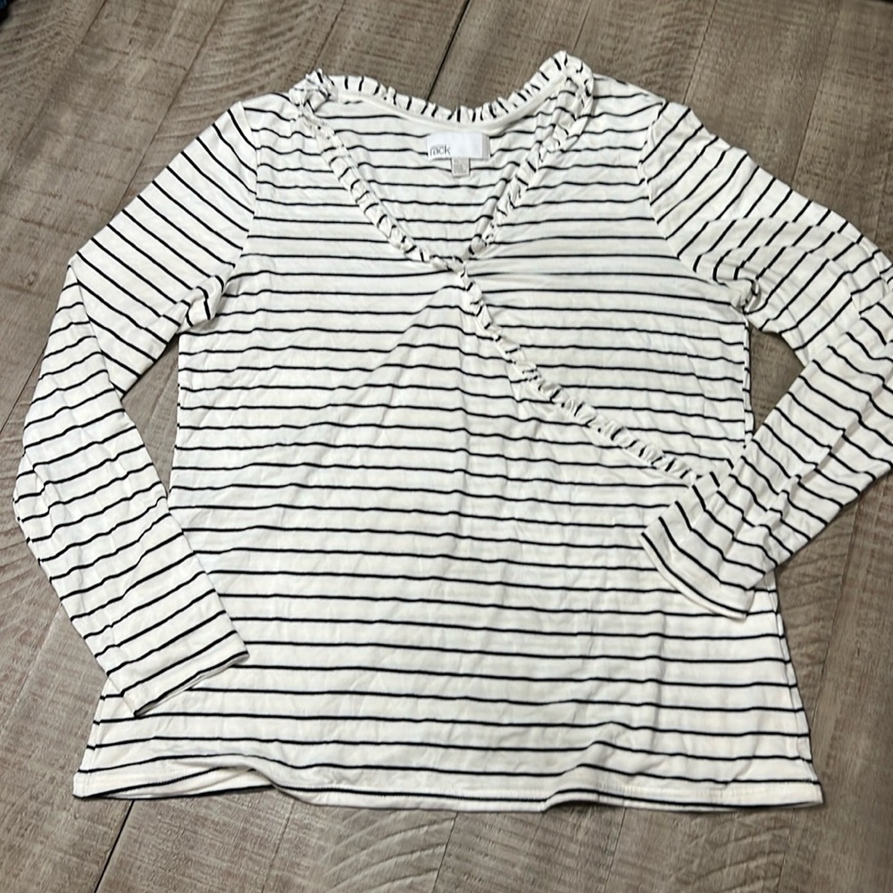 3/$25 Nordstrom Rack women’s long sleeve faux wrap shirt